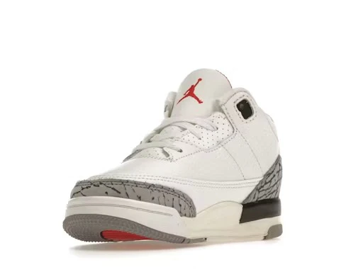 Air Jordan Retro 3 White Cement Reimagined (TD) - Image 3