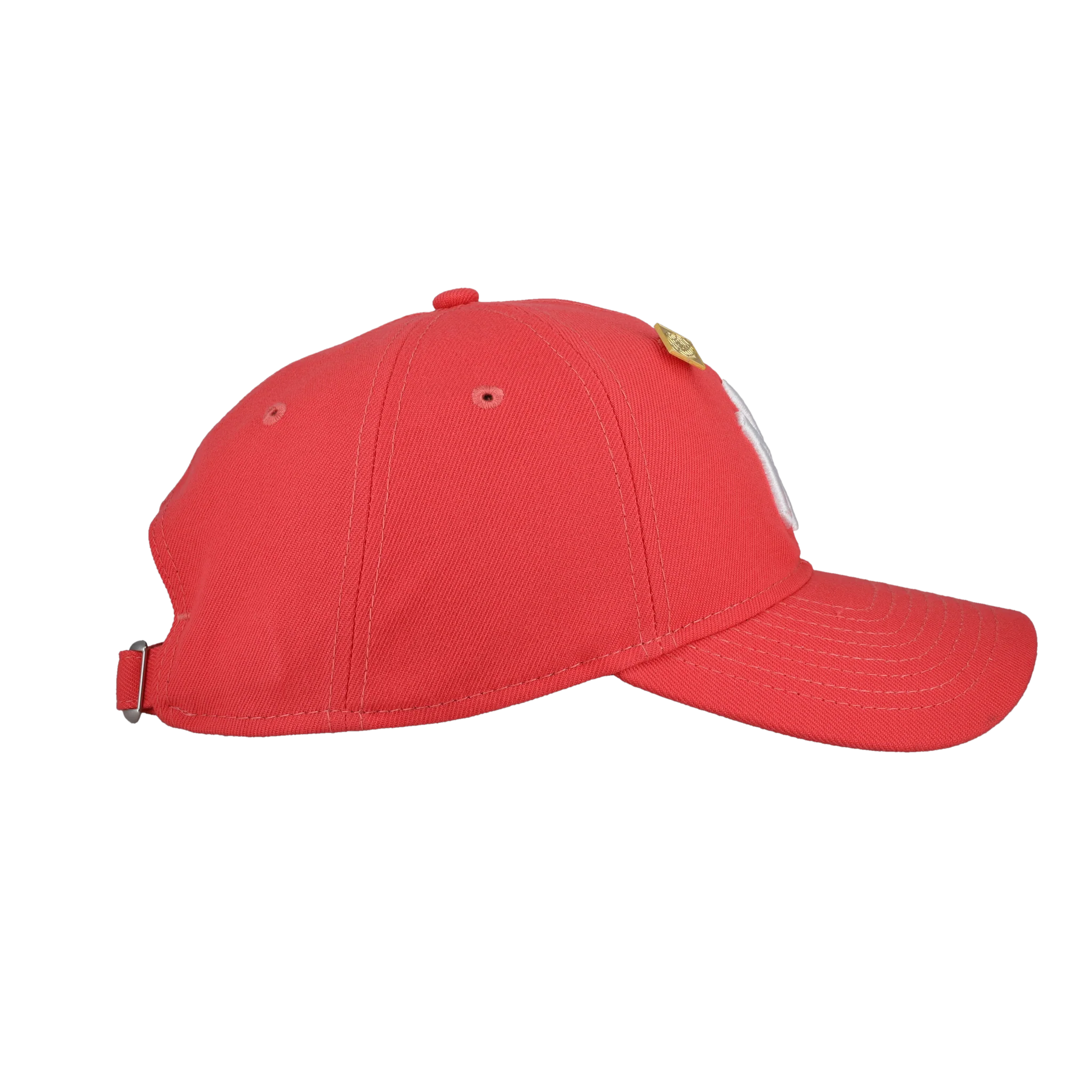 New York Yankees New Era 9Twenty Adjustable Hat (Coral) - Image 3