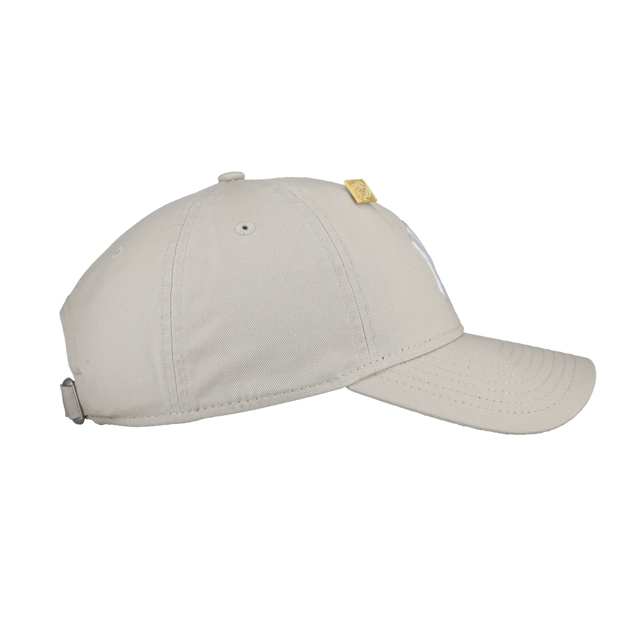 New York Yankees New Era 9Twenty Adjustable Hat (Stone) - Image 3