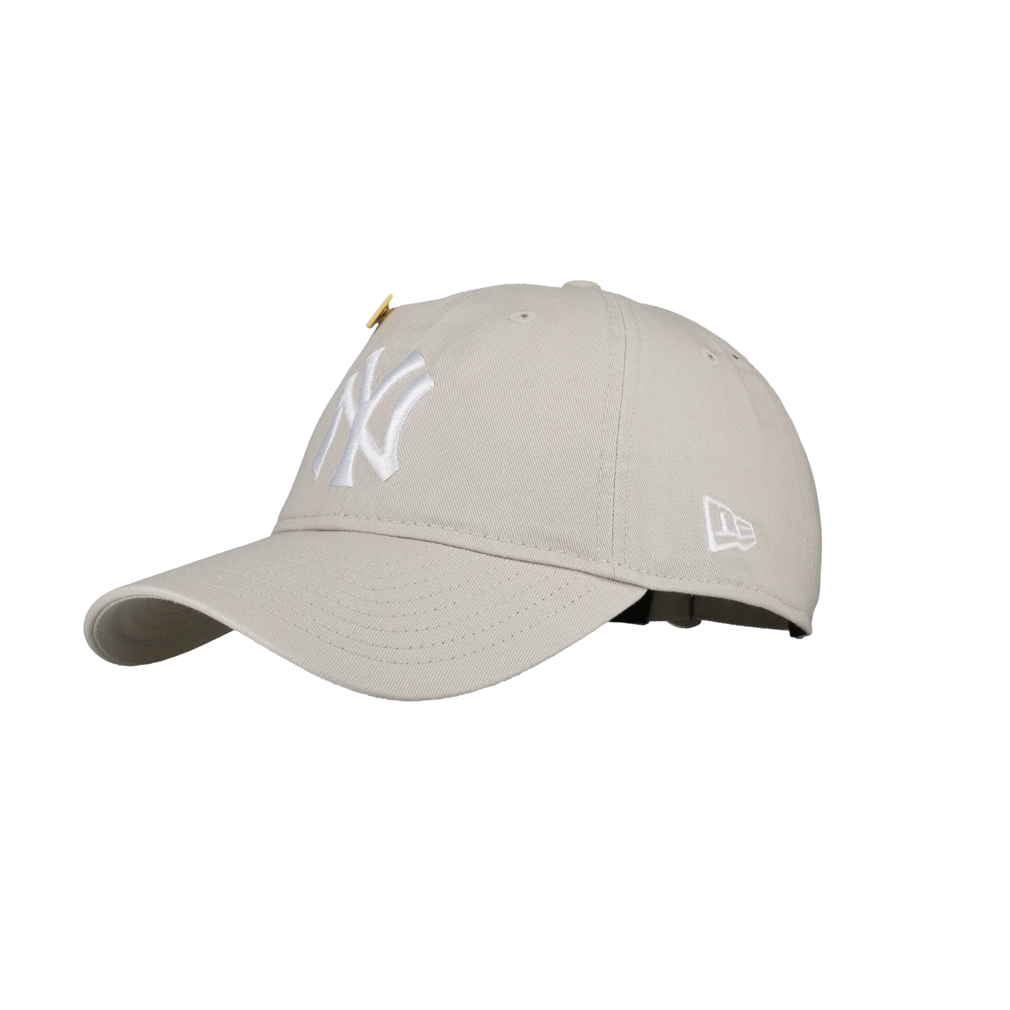 New York Yankees New Era 9Twenty Adjustable Hat (Stone) - Image 5