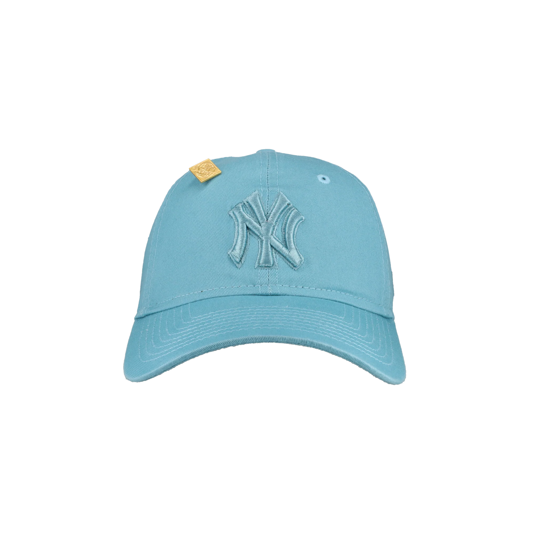 New York Yankees New Era 9Twenty Women's Dad Hat (Turquoise) - Image 4