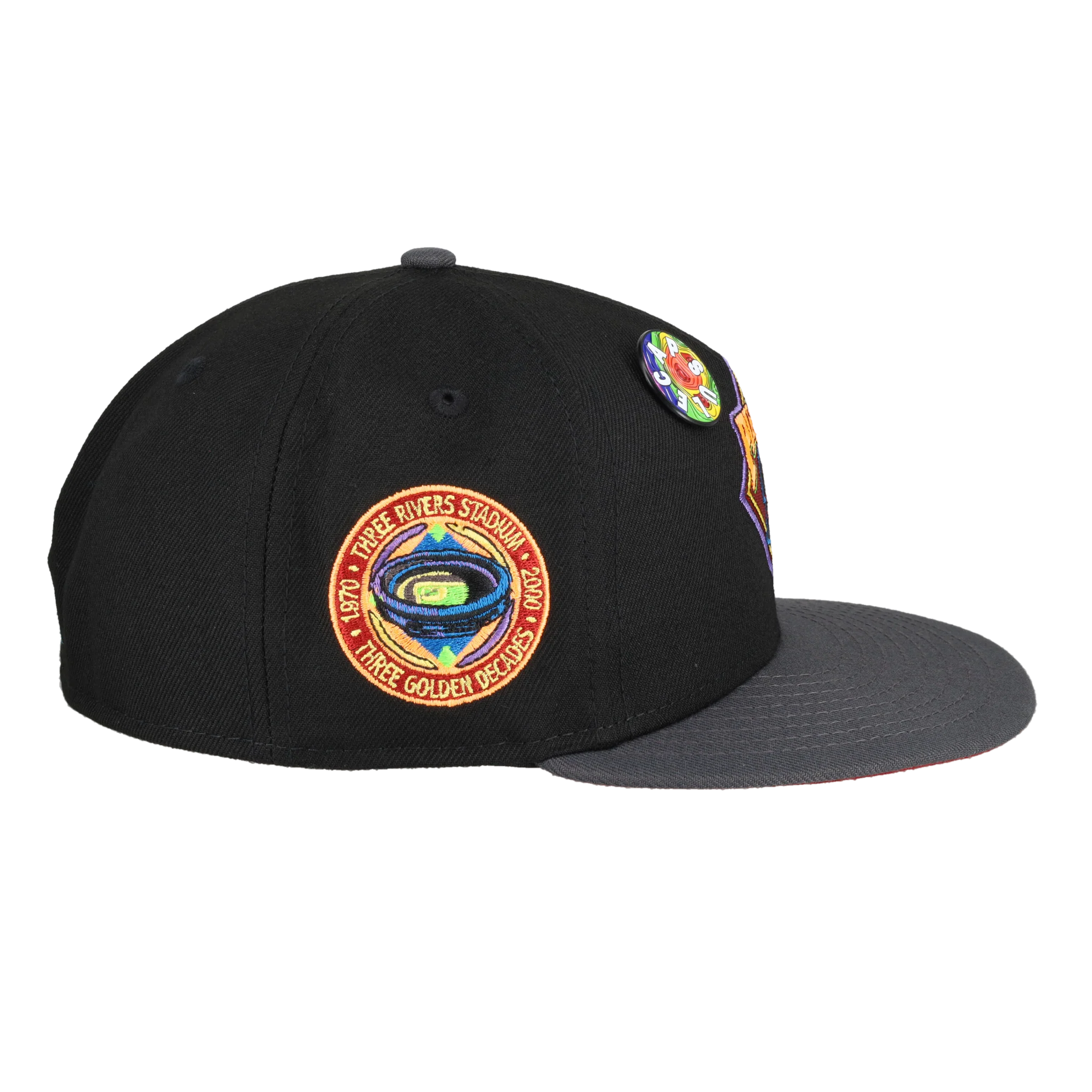 Pittsburgh Pirates Capsule Doppler Radar Collection Three Rivers Stadium Fitted Hat - Image 3